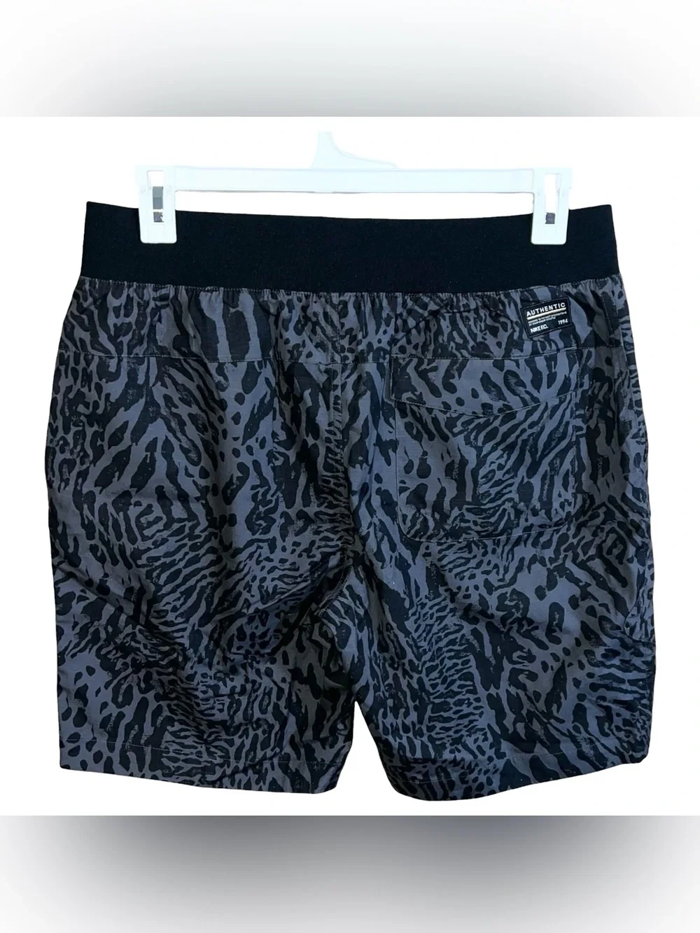Nike F.C. Safari Print Cargo Shorts Men’s L Grey Black